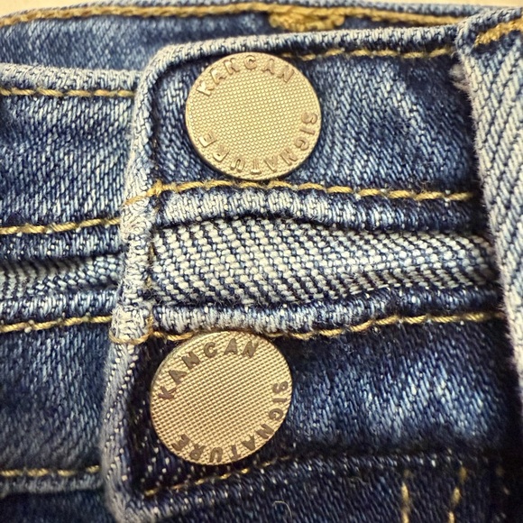 KanCan Girls Distressed Denim Shorts bought from The Buckle. - Picture 3 of 5